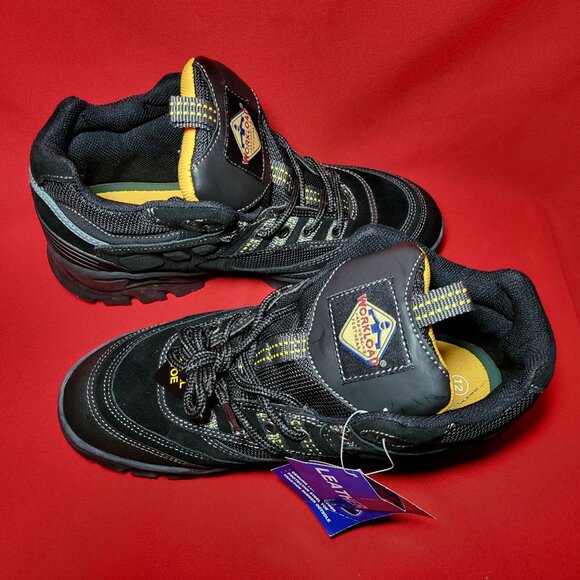 Mens Workload Spiker Black Leather Steele Toe Shoes Size 12 NIB - Picture 12 of 12